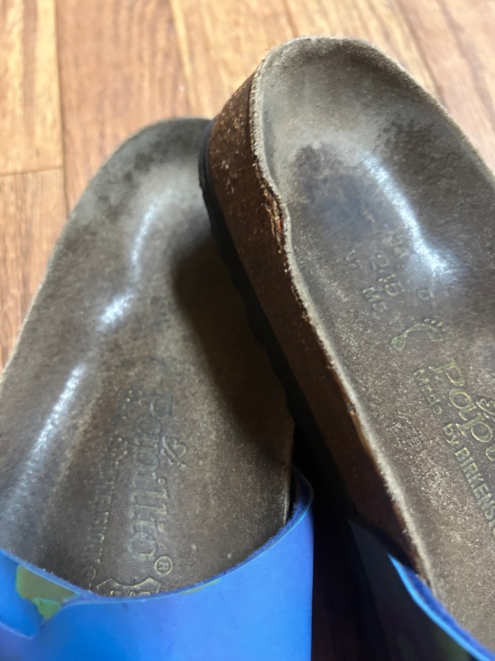 Papillio  by Birkenstock Blue Multi-Color Single-Buckle Slide Sandals - Picture 5 of 6